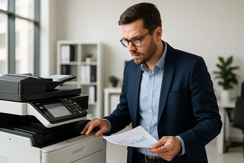 Image depicting The Copier Conundrum- Buy, Lease, or Rent? What’s Right for Your Business in 2025.