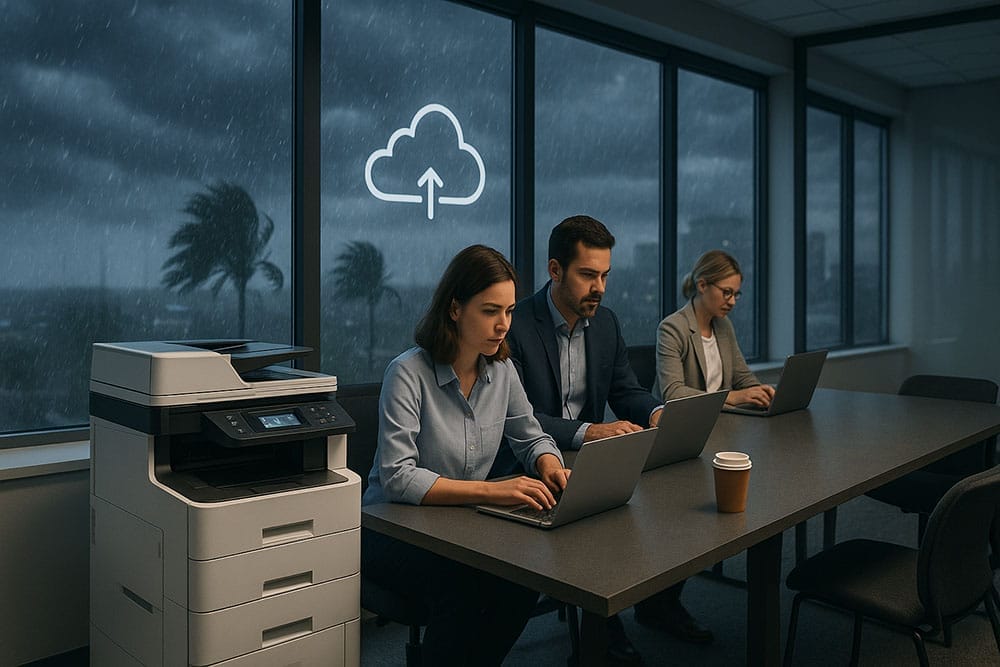 Image showing Disaster Readiness: How the Right Office Technology Keeps Your Business Running.